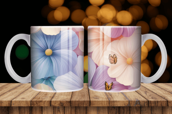 Download Summer Flower Watercolor Mug Tumbler - Summer flower watercolor Collection